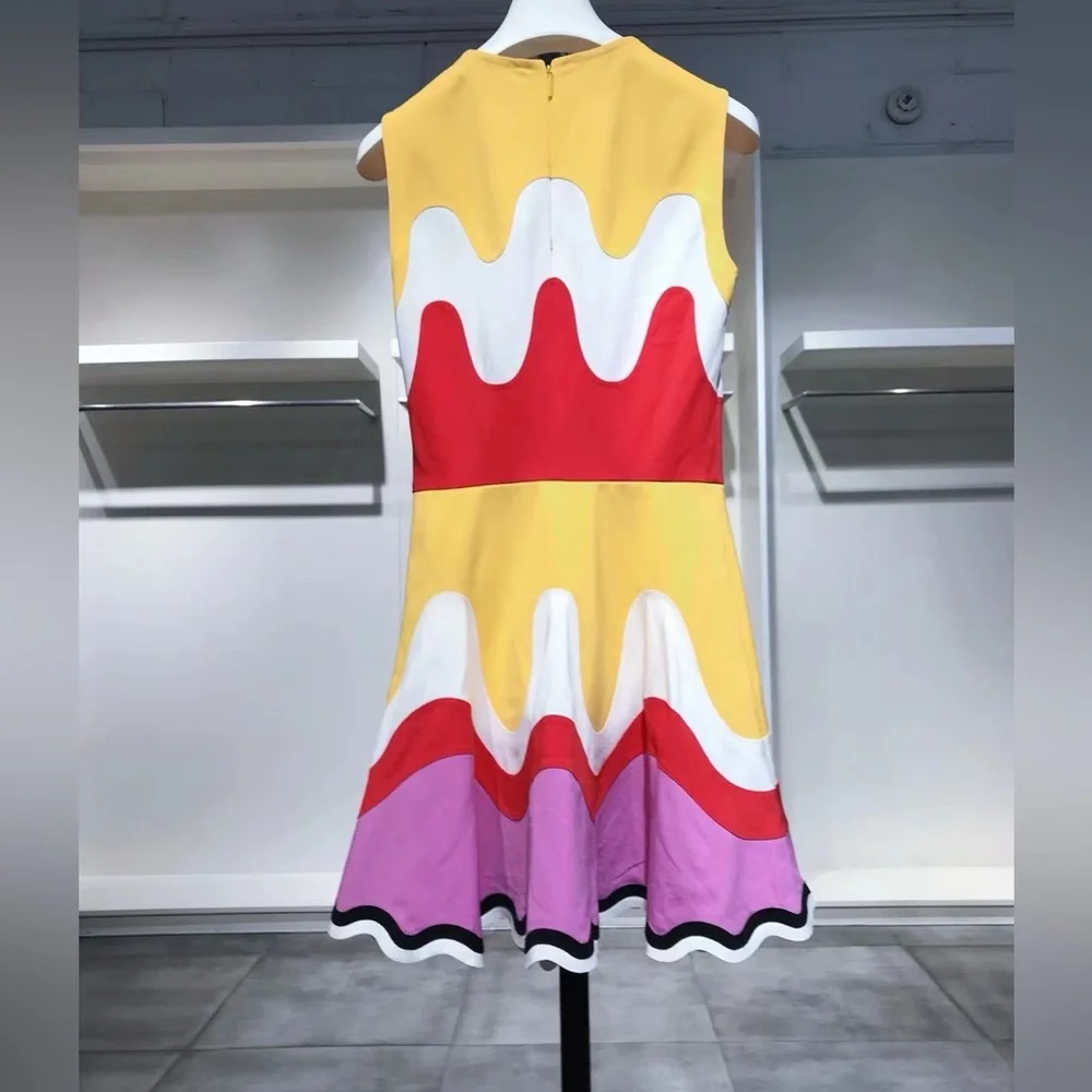 US 2 EMILIO PUCCI Color Printed Dress NWT - Picture 8 of 8